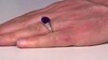 Zilveren ring met een Zambia-amethist