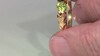 Zilveren ring met een peridoot (de Melo Essence)