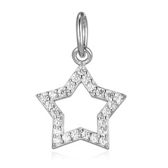 Zirkon-Silberanhänger