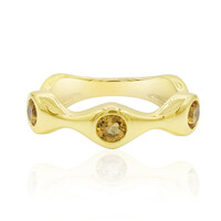 Anillo en plata con Citrino