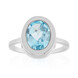 Sky Blue Topaz Silver Ring (MONOSONO COLLECTION)