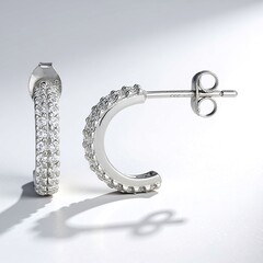 Orecchini in argento con Zircone