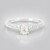 Bague en argent et Kunzite jaune canari