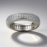 Anello in argento con Zircone