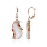 Pendientes en plata con Piedra de Luna blanca (KM by Juwelo)