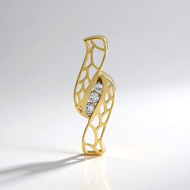 I2 (I) Brillant-Goldanhänger (Ornaments by de Melo)