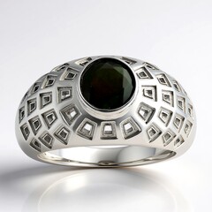 Zilveren ring met een Mezezo opaal