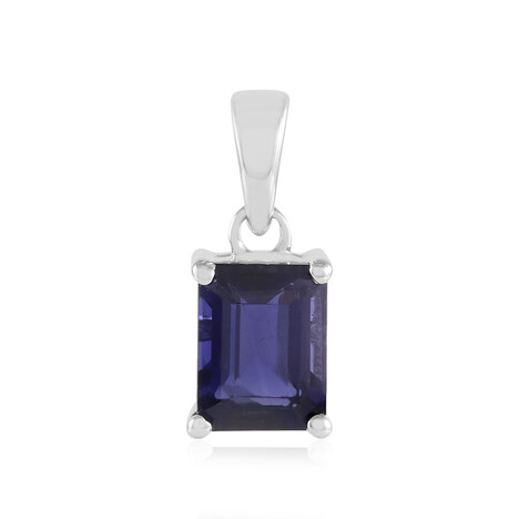 Zilveren hanger met een ioliet