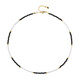 Black Spinel Silver Necklace