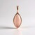 Ciondolo in argento con Calcedonio Rosa