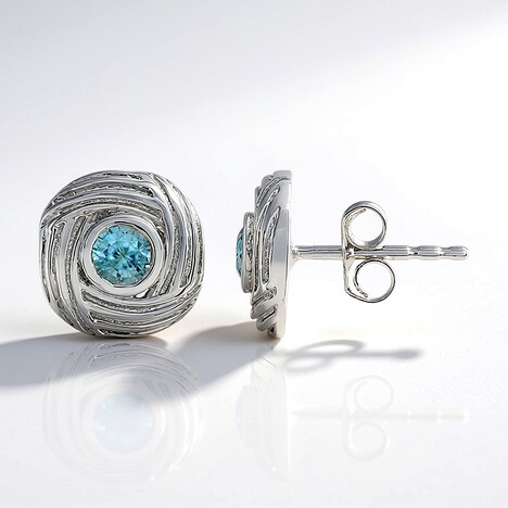 Orecchini in argento con Zircone Ratanakiri (SAELOCANA)