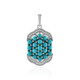 Pendentif en argent et Turquoise Sleeping Beauty
