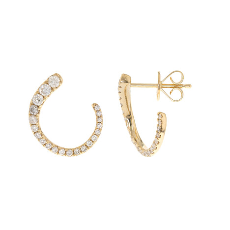 Pendientes en oro con Diamante SI2 (H) (CIRARI)