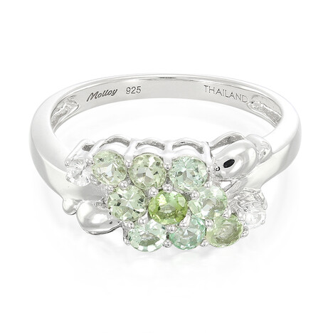 Bague en argent et Tourmaline Paraïba