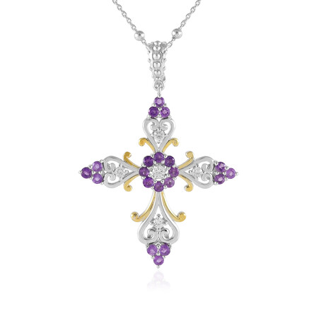 Collar en plata con Zircón (Dallas Prince Designs)