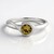 Anello in argento con Zircone Giallo