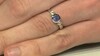 Bague en argent et Tanzanite