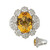 Anello in argento con Citrino (Dallas Prince Designs)