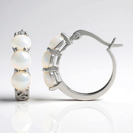 Orecchini in argento con Opale di Welo