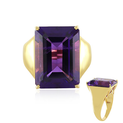 Anillo en plata con Amatista de Siberia