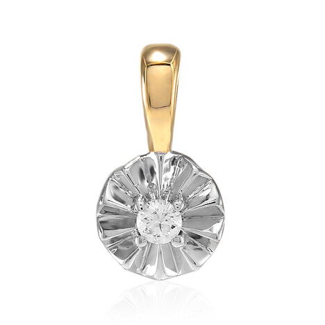 Zilveren hanger met een Diamant SI2 (G) (Annette)