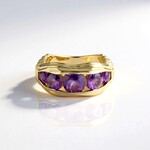 Bague en or et Améthyste (SAELOCANA)
