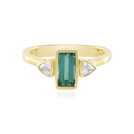 Indigolith-Silberring