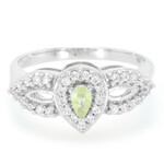 Cuprian Tourmaline Silver Ring