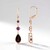Orecchini in argento con Rodolite (KM by Juwelo)