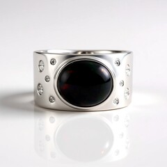 Anillo en plata con Ópalo de Mezezo (de Melo Essence)