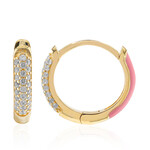 Zirkon-Silberohrringe (M de Luca)