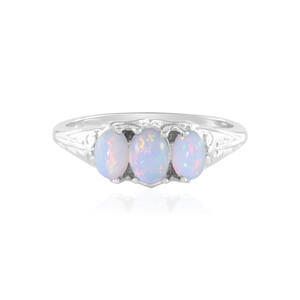 Anello in argento con Opale di Welo