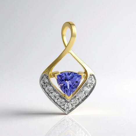 Ciondolo in oro con Tanzanite