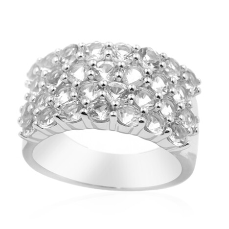 Bague en argent et Danburite