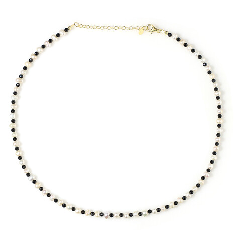 Edelstein-Silberhalskette (Riya)