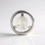 Pendentif en argent et Quartz blanc (MONOSONO COLLECTION)