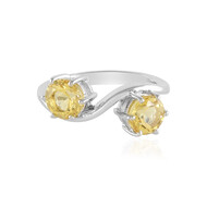 Anello in argento con Berillo Giallo
