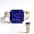 Anello in argento con Tanzanite (Gems en Vogue)