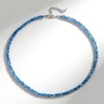 Collana in argento con Acquamarina Brasiliana