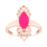 Himbeer-Chalzedon-Silberring (SAELOCANA)