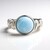 Anello in argento con Larimar