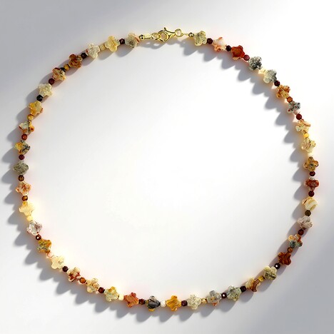 Collana in argento con Mexican Agate