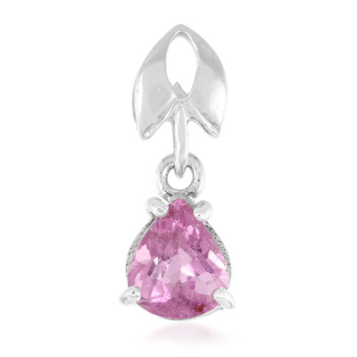 Pendentif en argent et Tourmaline cuprifère rose