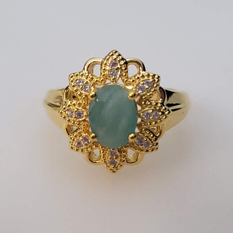 Anillo en plata con Grandidierita