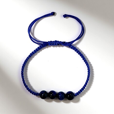 Bracciale con Occhio di Tigre Blu