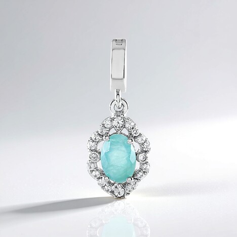 Ciondolo in argento con Grandidierite