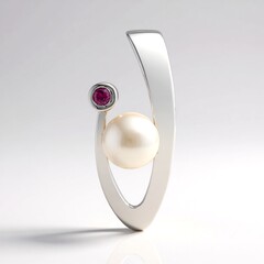 Ciondolo in argento con Perla Akoya