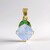 Ciondolo in argento con Quarzo Blue Moon