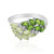Anello in argento con Peridoto