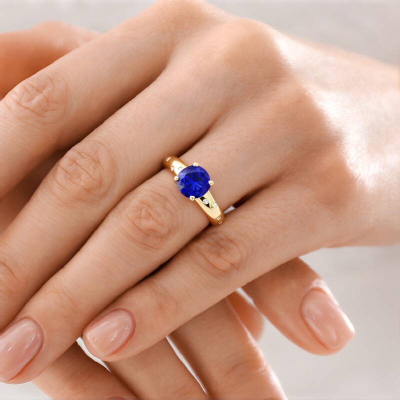 Anello in oro con Tanzanite (de Melo)